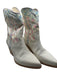 Dolce Vita Shoe Size 9 Cream & pink Canvas & Leather Pointed Toe Flowers Boots Cream & pink / 9