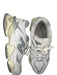 New Balance Shoe Size 9.5 Gray & White Canvas & Suede Chunky Heel Sneakers Gray & White / 9.5