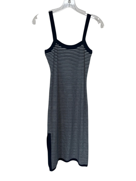 Porter Size S Navy & white Sleeveless Striped Maxi Slits Dress Navy & white / S