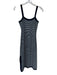 Porter Size S Navy & white Sleeveless Striped Maxi Slits Dress Navy & white / S