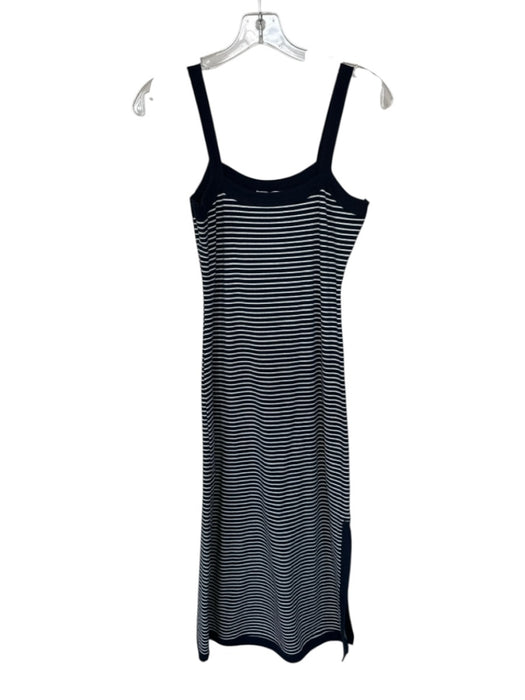 Porter Size S Navy & white Sleeveless Striped Maxi Slits Dress Navy & white / S