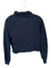 Lululemon Size XS/S navy & gold Cotton Blend Half Zip Cropped Athletic Jacket navy & gold / XS/S
