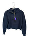 Lululemon Size XS/S navy & gold Cotton Blend Half Zip Cropped Athletic Jacket navy & gold / XS/S