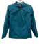 Lafayette 148 Size 8 Teal Blue Polyester Long Sleeve Faux Pockets Zip Up Jacket Teal Blue / 8