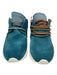 Esse Ut Esse Shoe Size 39 Teal Blue Leather Upper Lace Up Fringe Suede Sneakers Teal Blue / 39
