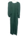 Free People Size XS Dusty Green Viscose Long Sleeve Gauze Lace Trim Dress Dusty Green / XS