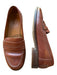 Sezane Shoe Size 37 Brown Leather Penny Loafer Loafers Brown / 37