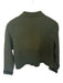 Sezane Size L Dark Green Wool Long Sleeve Button Down Front Pockets Jacket Dark Green / L