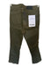 Pistola Size 29 Olive Green Coated Canvas High Waist Bootcut Pants Olive Green / 29