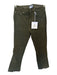 Pistola Size 29 Olive Green Coated Canvas High Waist Bootcut Pants Olive Green / 29