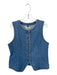 Madewell Size 14 Med Light Wash Cotton Sleeveless Button Down Denim Top Med Light Wash / 14
