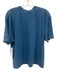 Aviator Nation Size L Blue & Multi Cotton & Polyester Short Sleeve Crop Top Blue & Multi / L