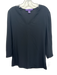 Ralph Lauren Size 2 Black Viscose & Acetate Long Sleeve V Neck Above knee Dress Black / 2