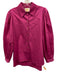 Emily McCarthy Size XS Hot pink Cotton Blend Long Balloon Sleeve Button Up Top Hot pink / XS
