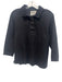 MHL. Size S Charcoal Black Cotton 3/4 Sleeve 1/2 Button Collared Fade/Wash Top Charcoal Black / S