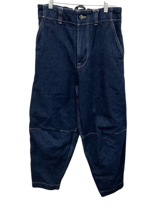 toogood Size 30 Dark Wash Cotton Denim Zip Fly High Rise Elastic Waist Jeans Dark Wash / 30