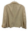 Akris Punto Size 10 Cream Wool & Angora Open Front Laser Cut Blazer Jacket Cream / 10