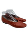 Le Monde Beryl Shoe Size 38 Rust Orange Leather Squarish Toe Slipper Flats Rust Orange / 38