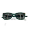 Pared Green & Brown Acetate Cat Eye Tortoiseshell Detail Tinted Lens Sunglasses Green & Brown