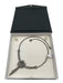 Silver Tone 925 Sterling Rhinestone Detail Dangle Collar Box Clasp Necklace Silver Tone