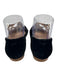 Ann Mashburn Shoe Size 37 Black Velvet Leather Double Strap Mary Jane Flats Black / 37