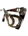 Chanel Brown & Black Acetate & Metal Side Logo Square Sunglasses Brown & Black