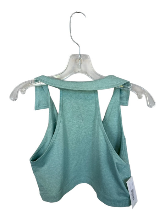 Outdoor Voices Size M Sage green Polyester Blend Collar Heathered Cropped Top Sage green / M