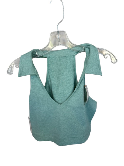 Outdoor Voices Size M Sage green Polyester Blend Collar Heathered Cropped Top Sage green / M