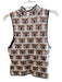 Sarah Gordon Exclusively for Maeve Size XS Black, White & Gold Viscose Blend Top Black, White & Gold / XS