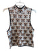 Sarah Gordon Exclusively for Maeve Size XS Black, White & Gold Viscose Blend Top Black, White & Gold / XS