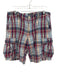 Polo Jeans Size 38 Blue & Red Cotton Plaid Khaki Cargo Men's Shorts Blue & Red / 38