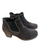 Gabor Shoe Size 6 Brown Suede Round Toe Side Zip Elastic Side Panels Booties Brown / 6