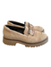 Softwaves Shoe Size 39 Beige Manmade Material Suede Loafer Decoration Shoes Beige / 39