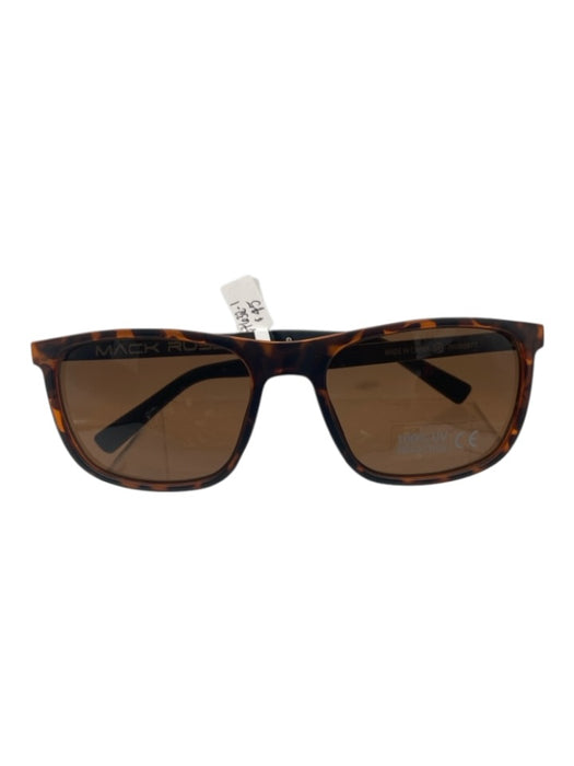 Mack Russo Brown Plastic Tortoise shell Wayfarer Case Inc. Sunglasses Brown