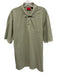 Hugo Hugo Boss Size L Green Cotton Blend Solid Polo Pique Men's Short Sleeve Green / L