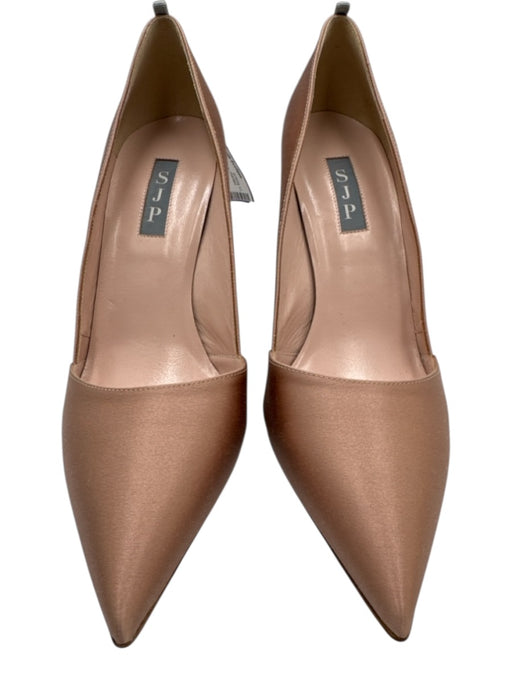 SJP by Sarah Jessica Parker Shoe Size 38.5 Champagne Pink Satin Upper Pumps Champagne Pink / 38.5