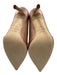 SJP by Sarah Jessica Parker Shoe Size 38.5 Champagne Pink Satin Upper Pumps Champagne Pink / 38.5