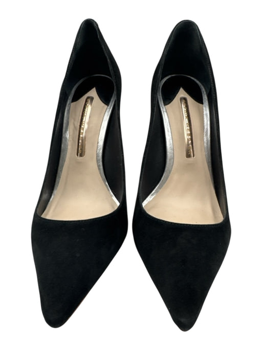 Sophia Webster Shoe Size 38.5 Black Leather Upper Suede Pointed Toe Pumps Black / 38.5