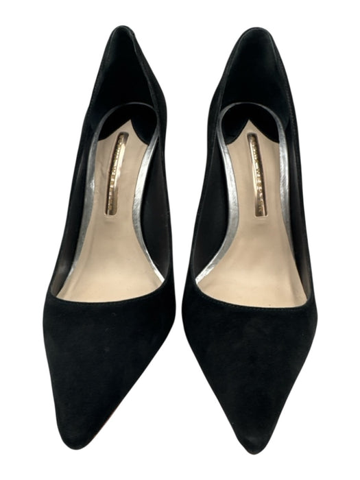 Sophia Webster Shoe Size 38.5 Black Leather Upper Suede Pointed Toe Pumps Black / 38.5