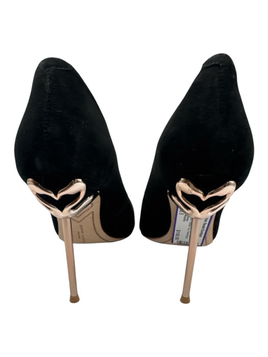 Sophia Webster Shoe Size 38.5 Black Leather Upper Suede Pointed Toe Pumps Black / 38.5
