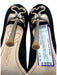 Sophia Webster Shoe Size 38.5 Black Leather Upper Suede Pointed Toe Pumps Black / 38.5
