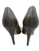 Alice + Olivia Shoe Size 38 Gray Leather Upper Snakeskin Embossed Glitter Pumps Gray / 38