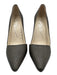 Alice + Olivia Shoe Size 38 Gray Leather Upper Snakeskin Embossed Glitter Pumps Gray / 38