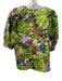 Essentiel Antwerp Size 40 Green, Purple & Multi Polyester Floral Shimmer Top Green, Purple & Multi / 40