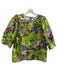Essentiel Antwerp Size 40 Green, Purple & Multi Polyester Floral Shimmer Top Green, Purple & Multi / 40