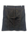 D&G Dolce & Gabbana Size 42 Dark Wash Cotton Blend Denim Contrast Stitch Skirt Dark Wash / 42