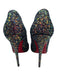 Christian Louboutin Shoe Size 38 Purple Textile & Leather Upper Glitter Pumps Purple / 38