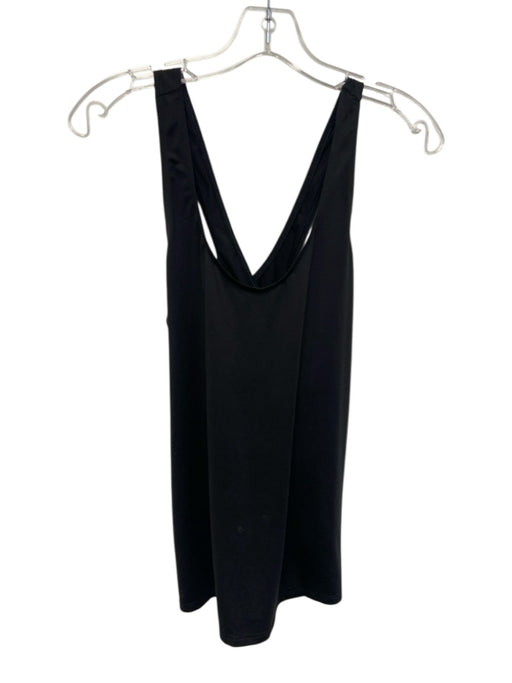 Athleta Size XS Black Poly Blend Cross Back Sleeveless Athletic Top Black / XS