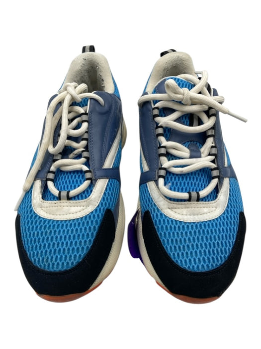 Dior Shoe Size 43 AS IS Blue & Multi Synthetic Low Top Men's Shoes Blue & Multi / 43