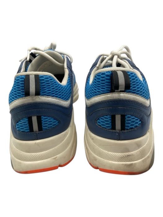 Dior Shoe Size 43 AS IS Blue & Multi Synthetic Low Top Men's Shoes Blue & Multi / 43